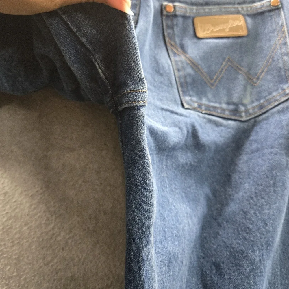Wrangler Men Jeans 33X32 Blue Denim 13MWZ Cowboy Cut Original Fit 31